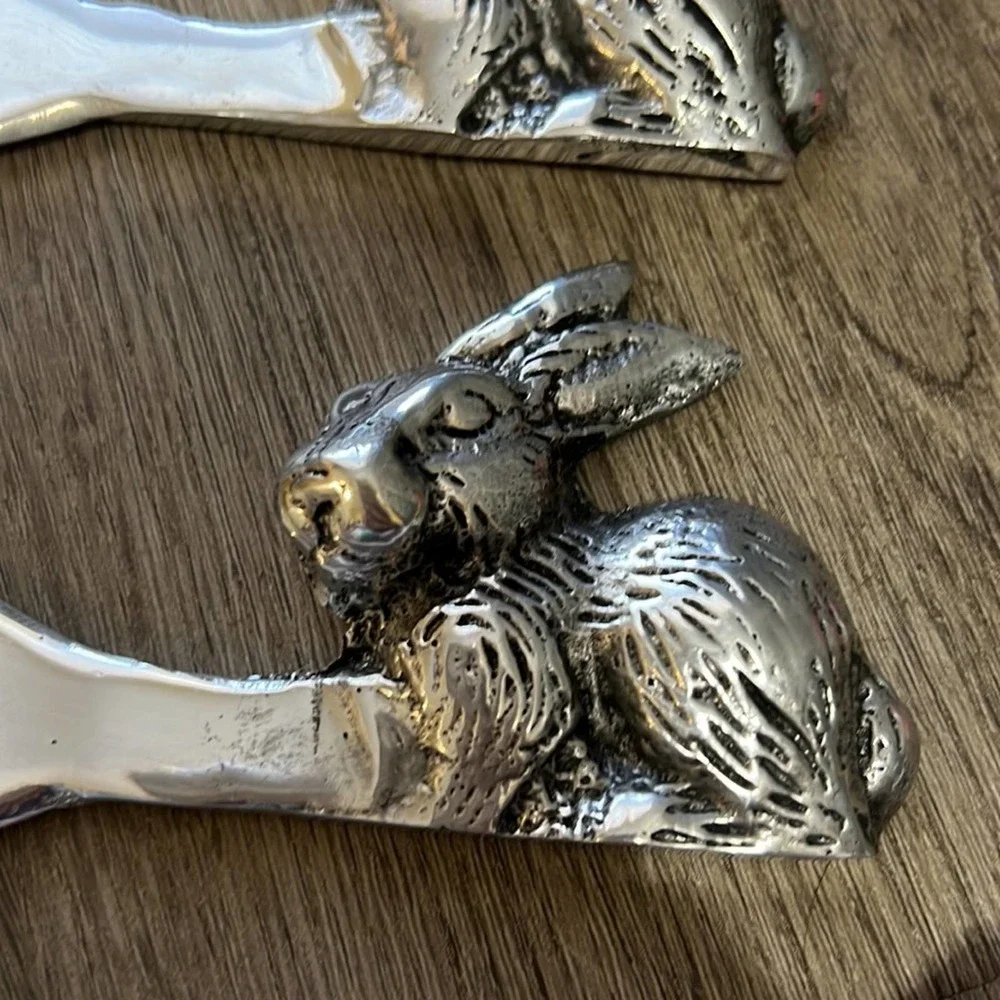 4‎ Cute Bunny Serving or Cheese Knives Great for Spring or Easter
